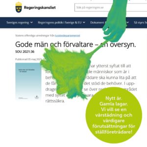 Bild RFS inlägg om ställföreträdarutredningen